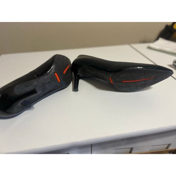 Rockport Women’s Black Patent Leather Heels • Total Motion Footbed Sz 9.5 • EUC - Picture 5 of 7